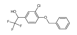 1-(4-benzyloxy-3-chlorophenyl)-2,2,2-trifluoroethanol