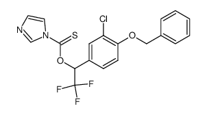 1-(4-benzyloxy-3-chlorophenyl)-2,2,2-trifluoroethyl N-imidazolyl thiocarbonate