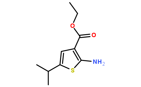 2-氨基-5-异丙基噻吩-3-甲酸乙酯 129116