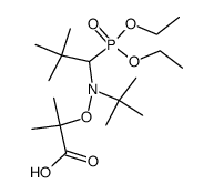 N-(2-methyl-2-propyl)-N-(1-diethylphosphono-2,2-dimethylpropyl)-O-(2-carboxyprop-2-yl)hydroxylamide