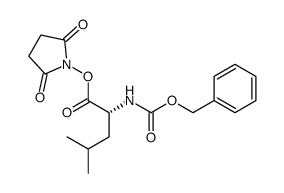 2,5-二氧代-1-吡咯烷基 N-[(苄氧基)羰基]亮氨酸酯