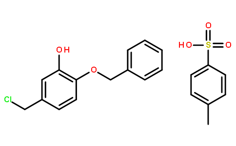 2-(苄氧基)-5-(氯甲基)苯基4-甲基苯磺酸酯