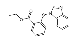 ethyl 2-(benzimidazol-1-ylsulfanyl)benzoate