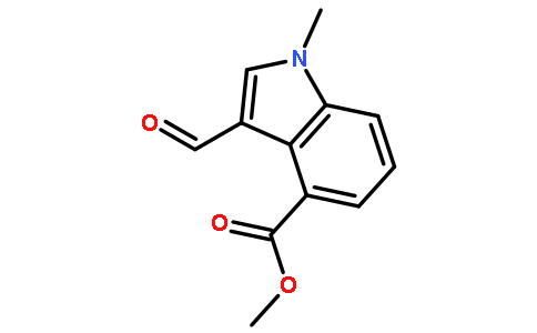 甲基3-甲酰基-1-甲基-1H-吲哚-4-羧酸酯