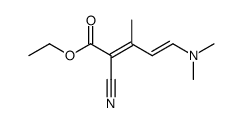 (2Z,4e)-2-氰基-5-(二甲基氨基)-3-甲基-2,4-戊二酸乙酯