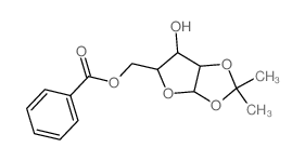 (6-羟基-2,2-二甲基-3a,5,6,6a-四氢呋喃并[4,5-d][1,3]二氧杂环戊烯-5-基)甲基苯甲酸酯