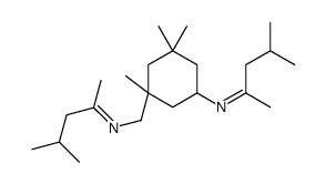 4-methyl-N-[[1,3,3-trimethyl-5-(4-methylpentan-2-ylideneamino)cyclohexyl]methyl]pentan-2-imine