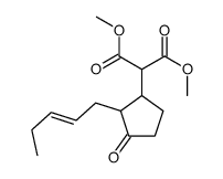 dimethyl 2-(3-oxo-2-pent-2-enylcyclopentyl)propanedioate
