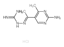 2-[(E)-1-(2-amino-4-methylpyrimidin-5-yl)ethylideneamino]guanidine,hydrochloride