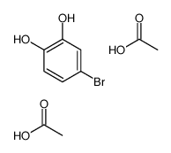 acetic acid,4-bromobenzene-1,2-diol