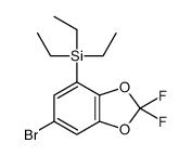 (6-bromo-2,2-difluoro-1,3-benzodioxol-4-yl)-triethylsilane
