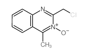 2-(chloromethyl)-4-methyl-3-oxidoquinazolin-3-ium