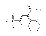 7-chlorosulfonyl-2,3-dihydro-1,4-benzodioxine-5-carboxylic acid