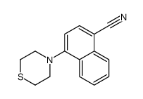 4-thiomorpholin-4-ylnaphthalene-1-carbonitrile