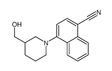 4-[3-(hydroxymethyl)piperidin-1-yl]naphthalene-1-carbonitrile