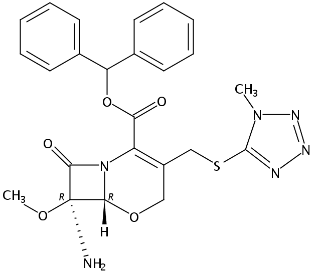 拉氧头孢母核