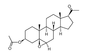 2-oxo-5β,6β-epoxyprogestan-3β-ol 3β-acetate