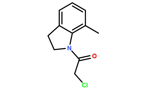 (9ci)-1-(氯乙酰基)-2,3-二氢-7-甲基-1H-吲哚