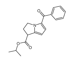 isopropyl 5-benzoyl-1,2-dihydro-3H-pyrrolo[1,2-a]pyrrole-1-carboxylate