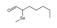 2-methylselanylheptanal