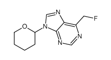 6-(fluoromethyl)-9-(oxan-2-yl)purine