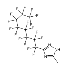 3-(1,1,2,2,3,3,4,4,5,5,6,6,7,7,8,8,8-heptadecafluorooctyl)-5-methyl-1H-1,2,4-triazole