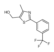 {4-甲基-2-[3-(三氟甲基)苯基]-1,3-噻唑-5-基}甲醇