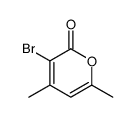 3-bromo-4,6-dimethylpyran-2-one