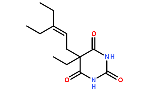 5-乙基-5-(3-乙基-2-戊烯基)巴比妥酸