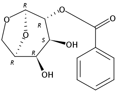 2,3-二羟基-6,8-二氧杂双环[3.2.1]辛-4-基苯甲酸酯