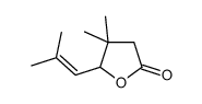 4,4-dimethyl-5-(2-methylprop-1-enyl)oxolan-2-one
