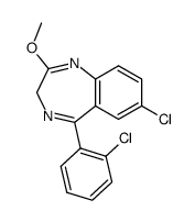 7-chloro-5-(2-chloro-phenyl)-2-methoxy-3H-benzo[e][1,4]diazepine
