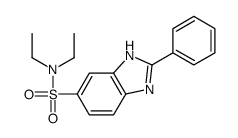 N,N-diethyl-2-phenyl-3H-benzimidazole-5-sulfonamide