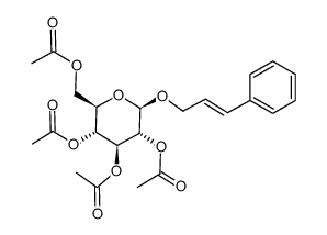 cinnamyl 2,3,4,6-tetra-O-acetyl-β-D-glucopyranoside