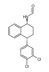 (1S,4R)-N-[4-(3,4-dichlorophenyl)-1,2,3,4-tetrahydro-naphthalen-1-yl]-formamide