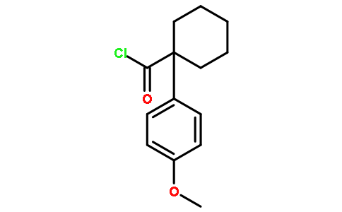 1-(4-甲氧基苯基)环己烷羰基氯化物