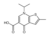 2-methyl-4-oxo-7-propan-2-ylthieno[2,3-b]pyridine-5-carboxylic acid