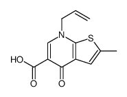 2-methyl-4-oxo-7-prop-2-enylthieno[2,3-b]pyridine-5-carboxylic acid