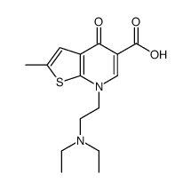 7-[2-(diethylamino)ethyl]-2-methyl-4-oxothieno[2,3-b]pyridine-5-carboxylic acid