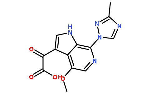 [4-Methoxy-7-(3-methyl-1H-1,2,4-triazol-1-yl)-1H-pyrrolo[2,3-c]py ridin-3-yl](oxo)acetic acid