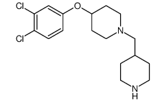 4-(3,4-二氯苯氧基)-1-(4-哌啶基甲基)-哌啶