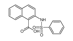 2-(benzenesulfonamido)naphthalene-1-carboxylic acid