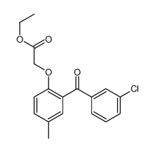 ethyl 2-[2-(3-chlorobenzoyl)-4-methylphenoxy]acetate