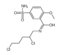 N-(2,5-dichloropentyl)-2-methoxy-5-sulfamoylbenzamide