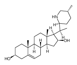 (3a,16a,20S)-20-[(2S,5R)-5-甲基-2-哌啶基]-孕甾-5-烯-3,16-二醇
