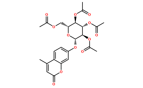 4-甲基-7-((2,3,4,6-四-O-乙酰基-beta-D-吡喃葡萄糖基)氧基)-2H-1-苯并吡喃-2-酮