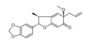 1,6-Dihydro-4,7'-epoxy-1-methoxy- 3',4'-methylenedioxy-6-oxo-3,8'-lignan