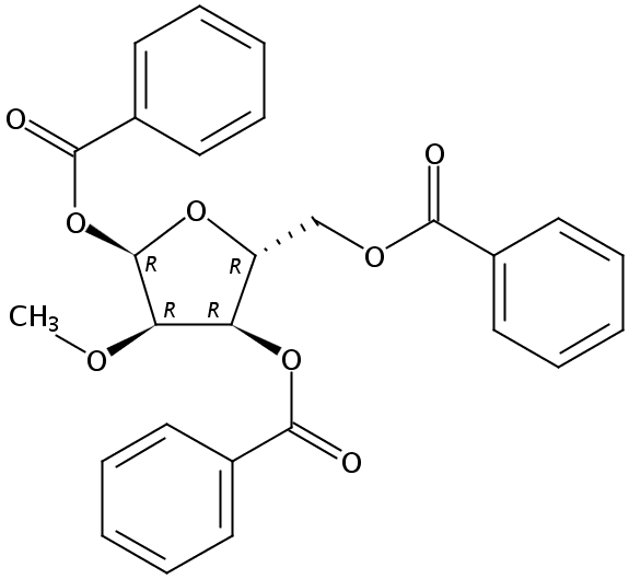 1,3,5-三苯甲酰氧基-2-甲氧基-D-核糖