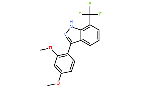 3-(2,4-二甲氧基苯基)-7-三氟甲基-1H-吲唑