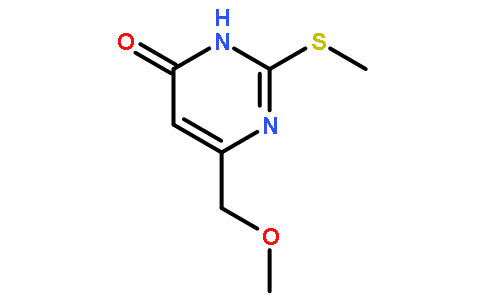 4-羟基-6-甲氧基甲基-2-甲基硫代嘧啶